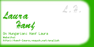 laura hanf business card